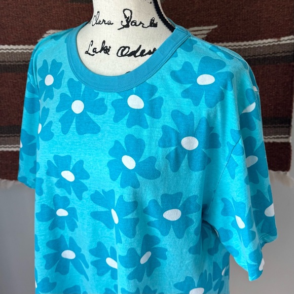 Big Bud Press Daisy Print Cropped Tee - Picture 5 of 8